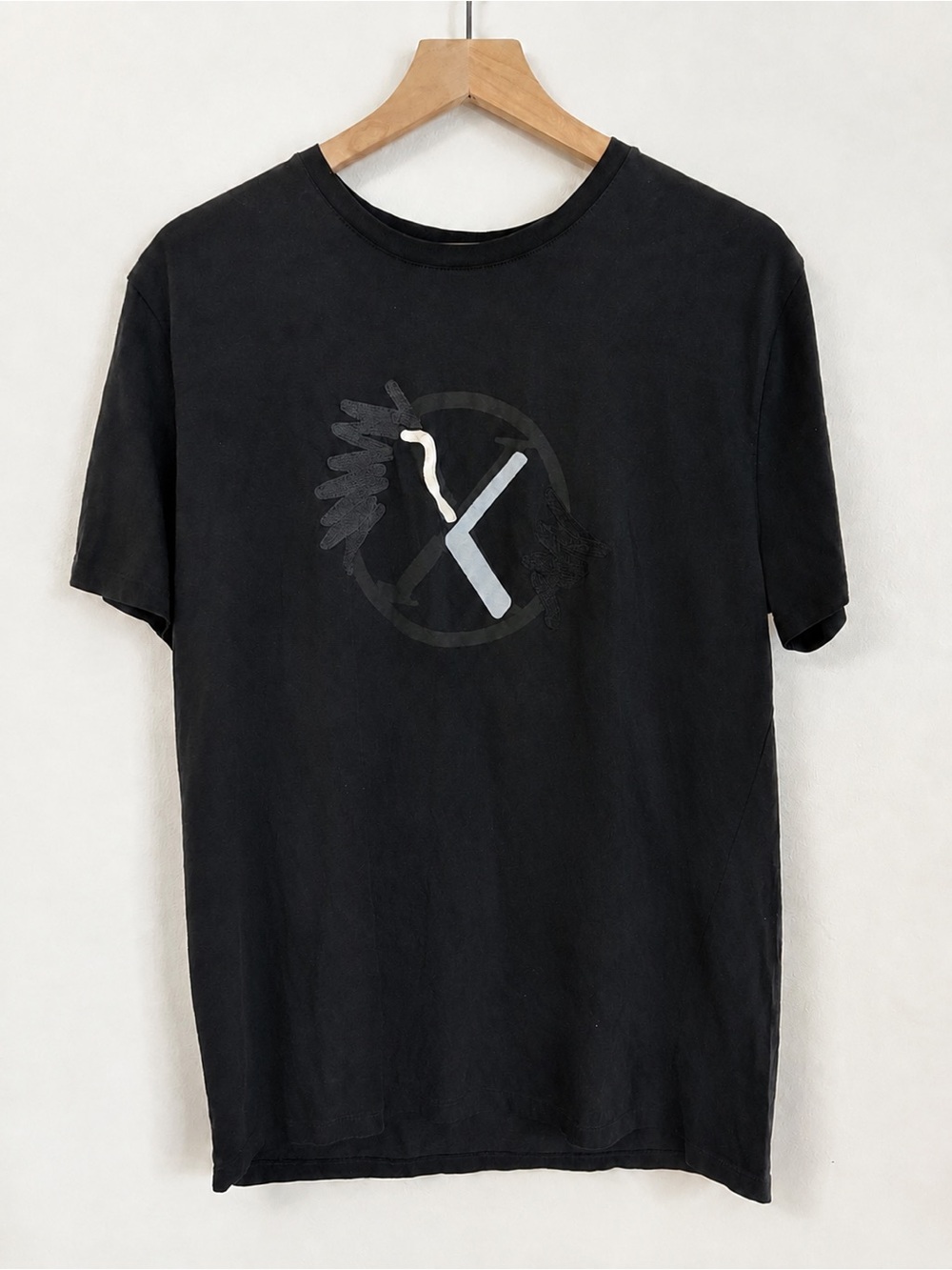 Express Men’s Black Pima Cotton Graphic T‑Shirt